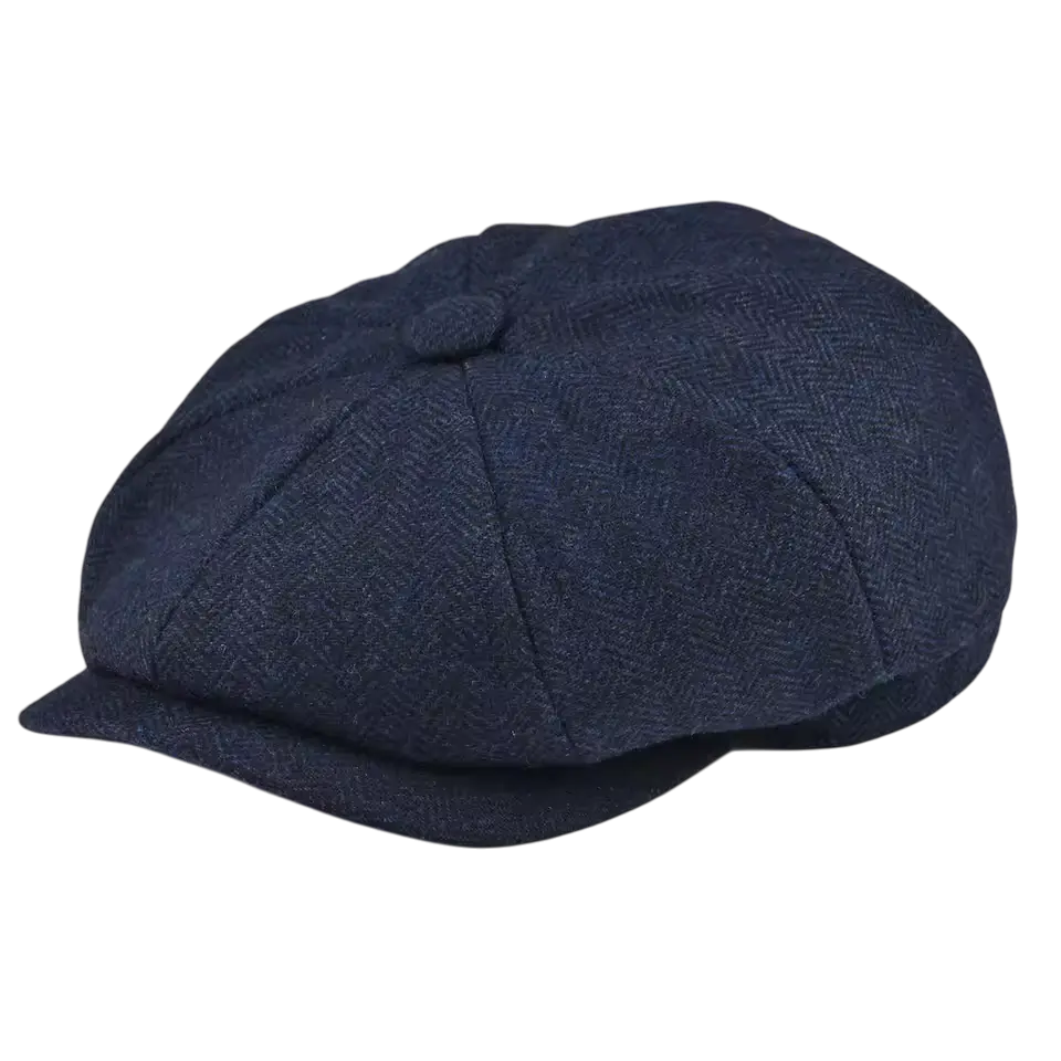 John-Schirmmütze Blau