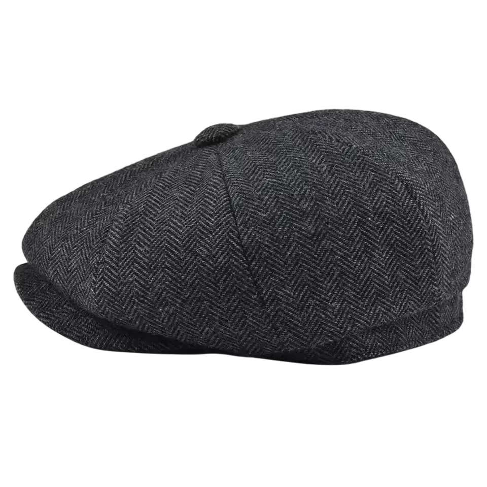 John-Schirmmütze Grau