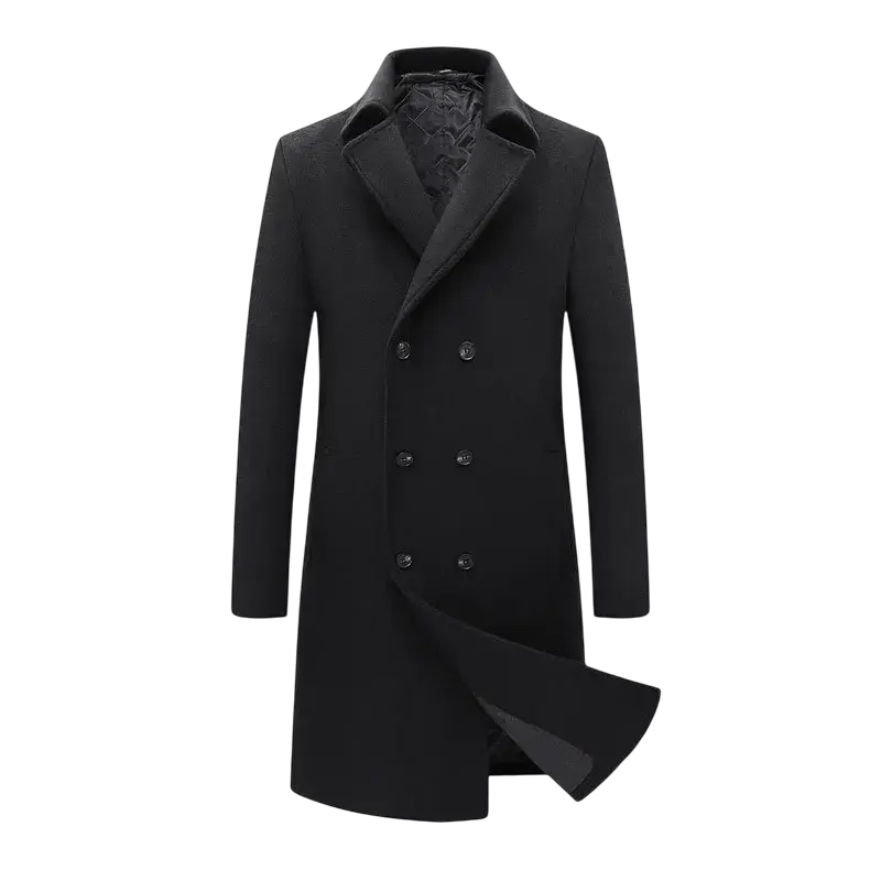 LIMITIERTE EDITION - Tommy Langer Mantel Schwarz