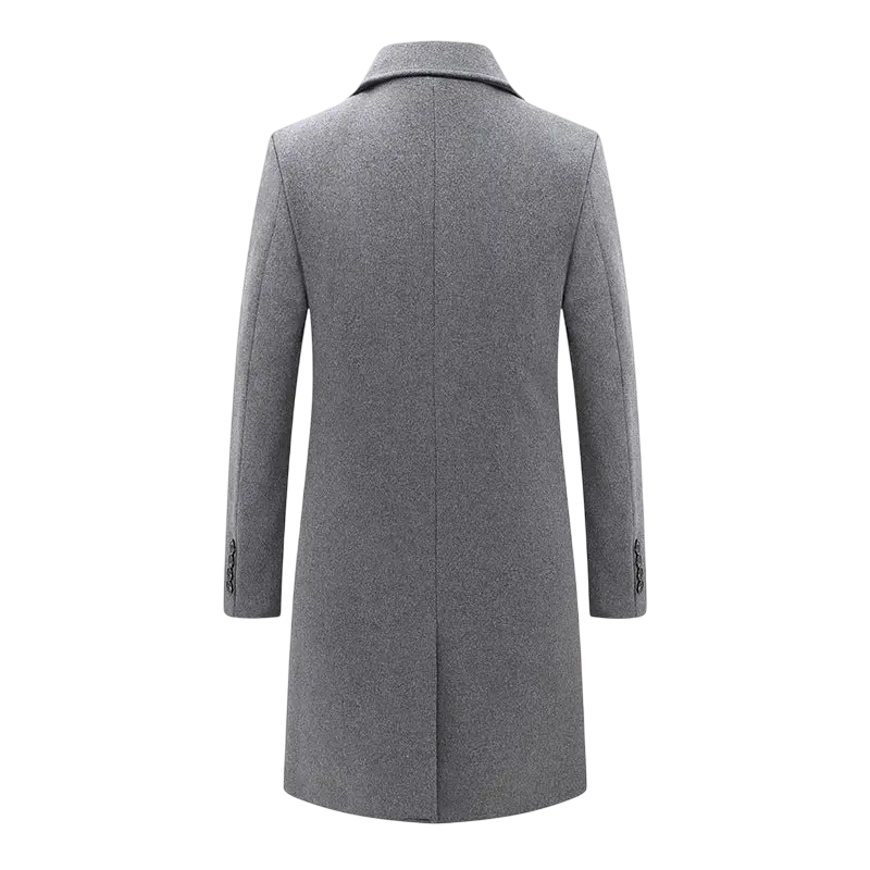 LIMITIERTE EDITION – Langer Mantel in Tommy-Grau